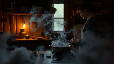 Sen o babičce vařící