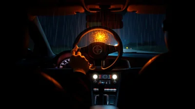 Sen o brzdícím autě