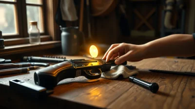 Sen o čištění zbraně