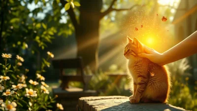 Sen o hladění kočky