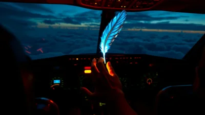 Sen o hořícím letadle