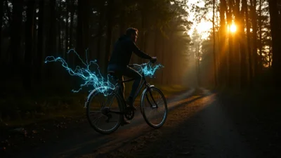 Sen o jízdě z kopce na kole