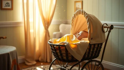 Sen o kočárku s dítětem