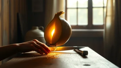 Sen o krájení cibule