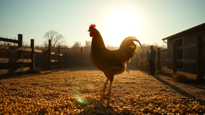 Sen o krmení slepic