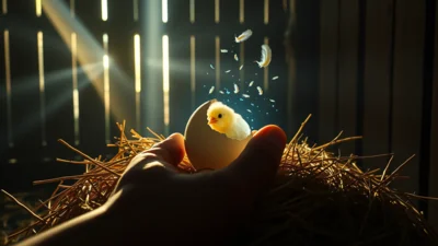 Sen o líhnutí kuřete z vejce