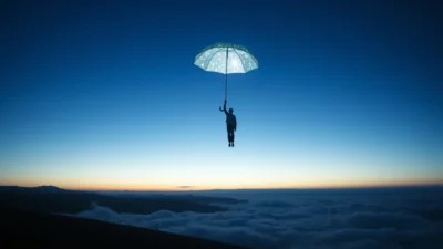 Sen o létání s deštníkem