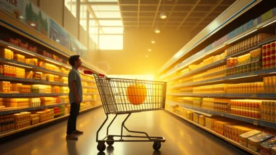 Sen o nakupování jídla