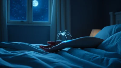 Sen o pavoukovi lezoucím po mně