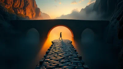 Sen o přecházení mostu