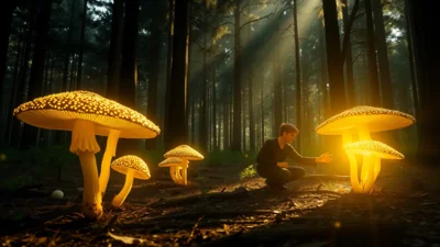 Sen o sbírání hub