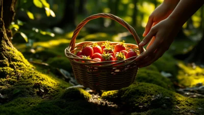 Sen o sbírání jahod