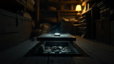 Sen o schovávání peněz