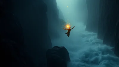 Sen o pádu do řeky