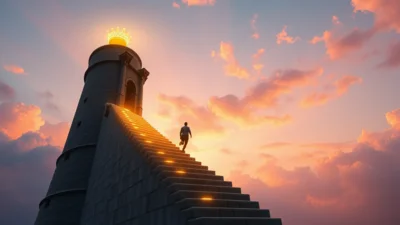 Sen o vylézání na věž