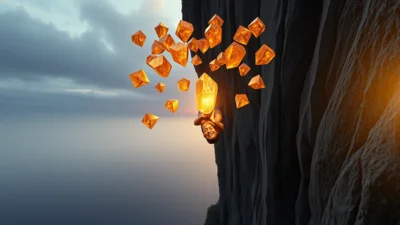 Sen o pádu ze skály