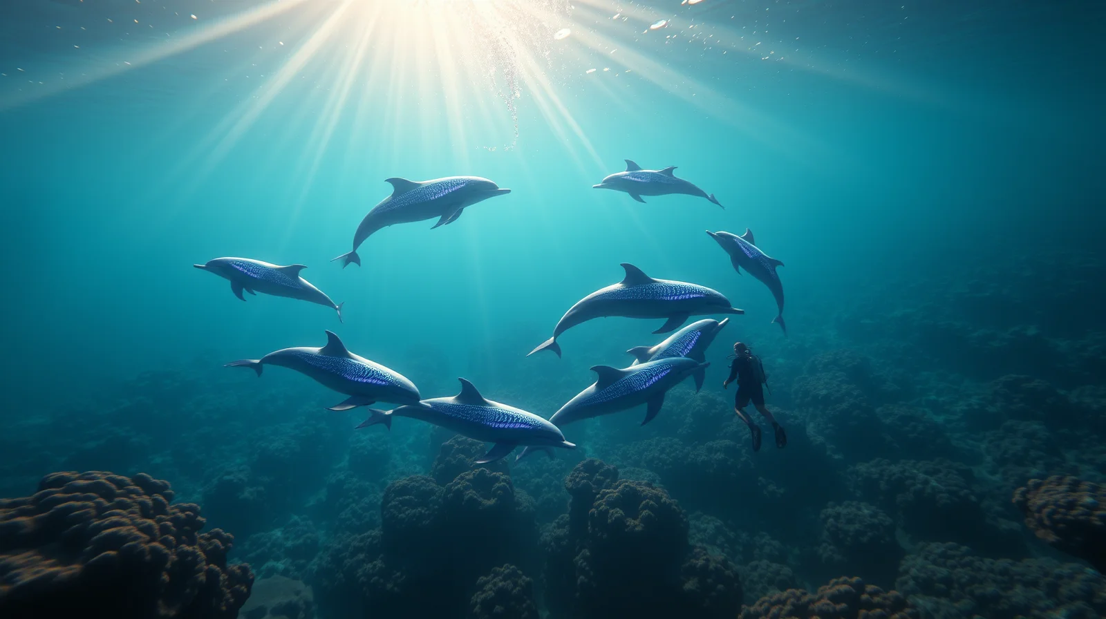 Sen o hejnu delfínů: Co znamená tato sociální scéna?