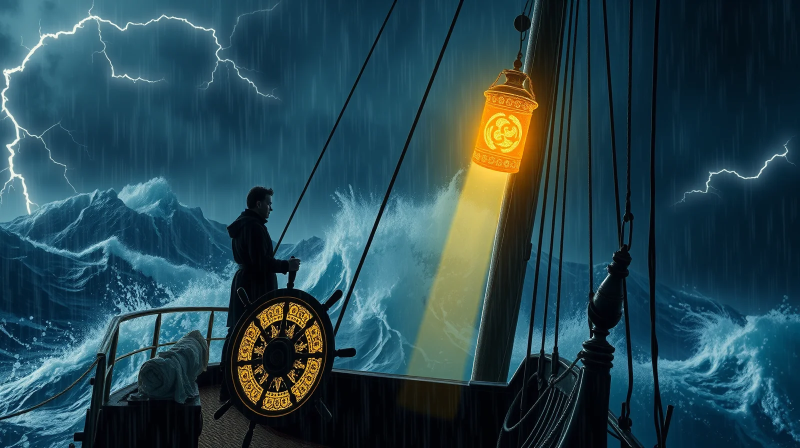 Loď v bouři ve snu: Co Tato Živá Metafora Učí o Vaší Psychické Stabilizaci?