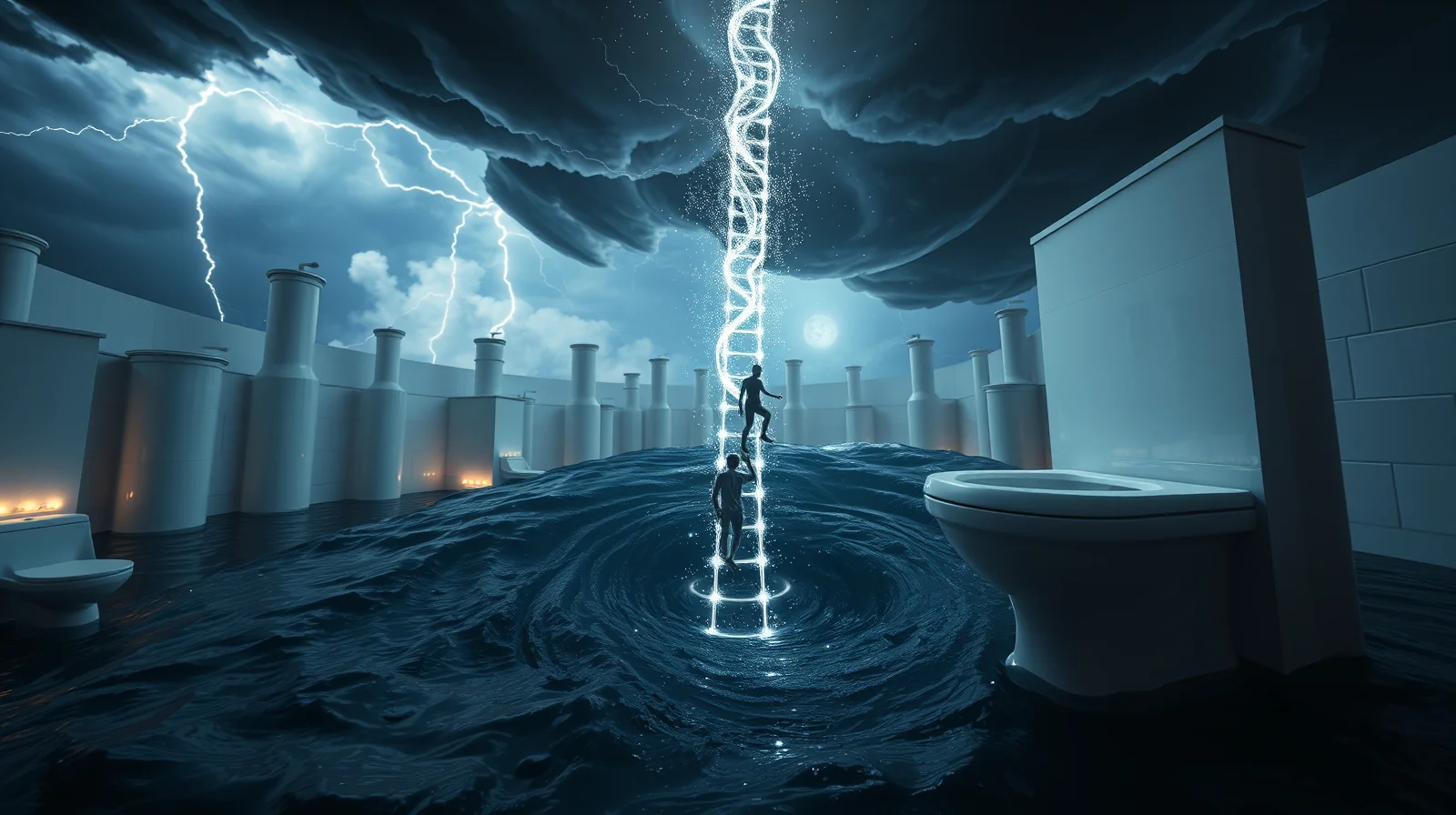 Pád do záchodu ve snu: Co se vám tato úzkost snaží říct?